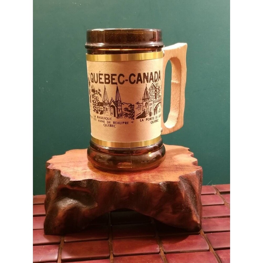 Vintage 1970s NANCO Quebec Canada Souvenir Mug
